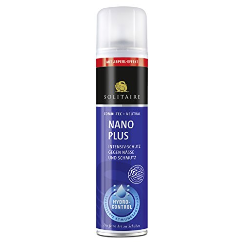 Solitaire-Nano-Plus-Impraegnierspray-400ml-Schutz-gegen-Naesse-und-Schmutz-geeignet-fuer-alle-Glatt-und-Rauleder-sowie-Textilien-0